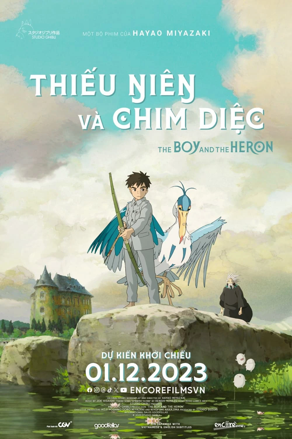 Phim Thiếu Niên Và Chim Diệc - The Boy and the Heron (2023)